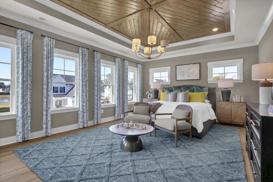 Furnished interior view inside a new home in , Summerville (Image 34).