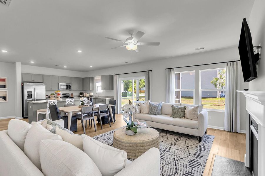 Furnished interior view inside a new home in , Summerville (Image 10).