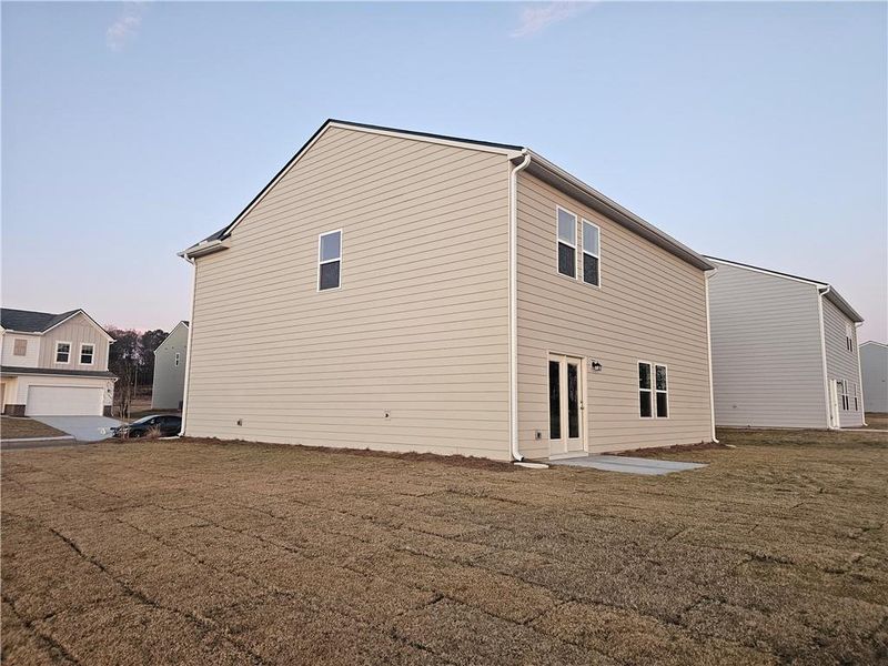 Exterior details and patio area of a home in Casteel, Bethlehem (Image 3). Exterior details and patio area of a home in Casteel, Bethlehem (Image 3).