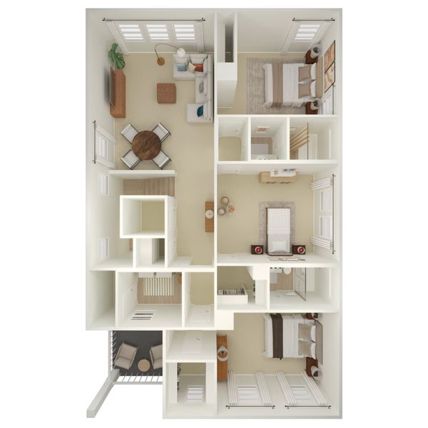 2D floor plan layout for the Sapelo by K. Hovnanian® Homes in Willow Pond, Mount Pleasant, SC (Image 10). 2D floor plan layout for the Sapelo by K. Hovnanian® Homes in Willow Pond, Mount Pleasant, SC (Image 10).