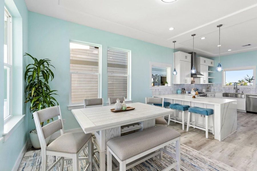 Furnished interior view inside a new home in , Galveston (Image 14).