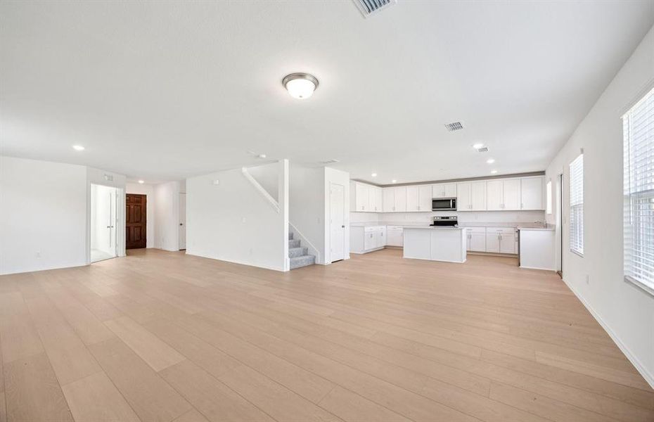 View of kitchen from gathering room View of kitchen from gathering room