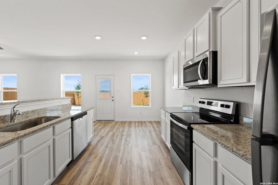 Furnished interior view inside a new home in , San Antonio (Image 6).