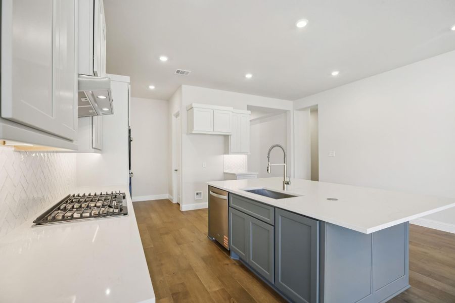 Furnished interior view inside a new home in Woodhavyn 50', Magnolia (Image 6).