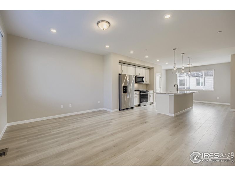 Functional open floor plan