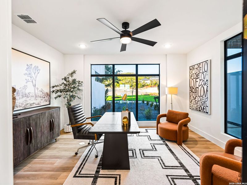 Furnished interior view inside a new home in , San Antonio (Image 32).