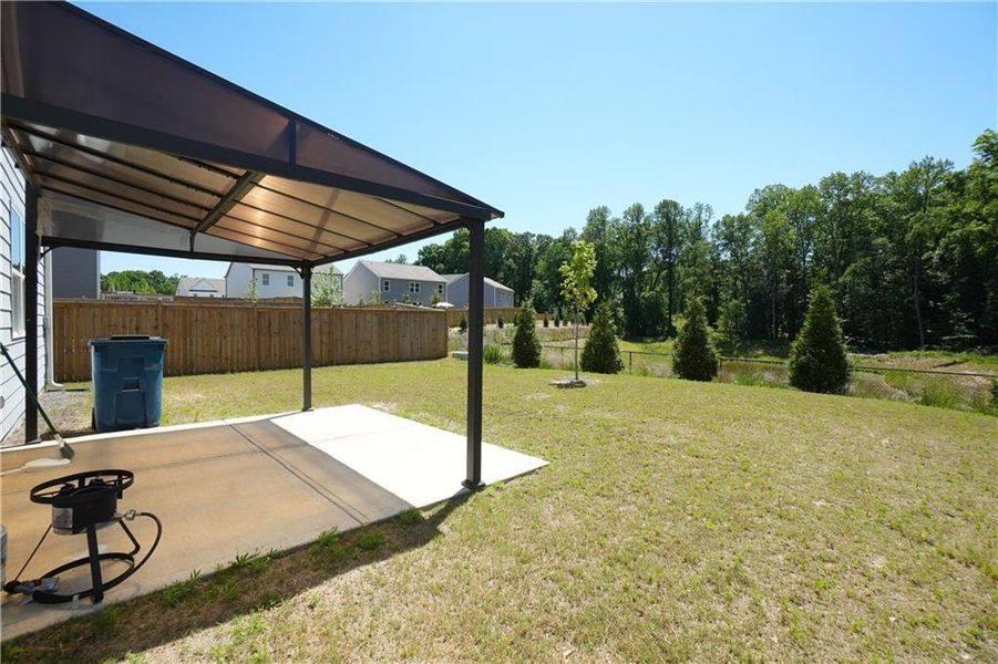 Exterior details and patio area of a home in , Braselton (Image 4).