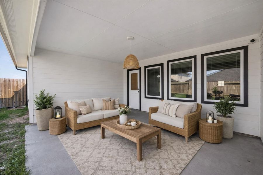 This image is virtually enhanced to help visualize the space.