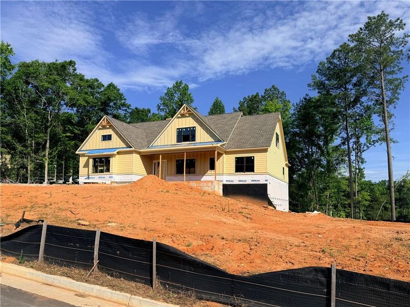 In-progress construction of a new home in Grove Park, Covington, GA (Image 3). In-progress construction of a new home in Grove Park, Covington, GA (Image 3).