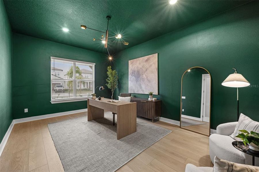 Furnished interior view inside a new home in , Wesley Chapel (Image 10).