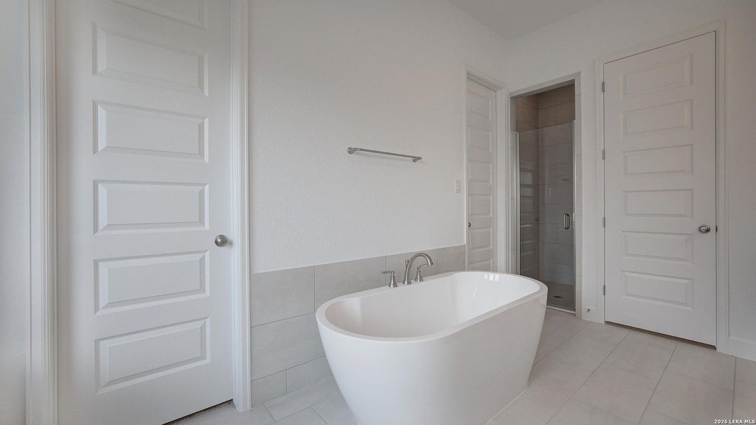 Furnished interior view inside a new home in Alsatian Oaks, Castroville (Image 8).