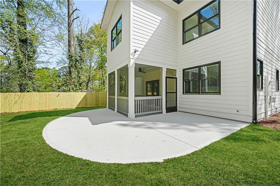 Exterior details and patio area of a home in , Decatur (Image 31). Exterior details and patio area of a home in , Decatur (Image 31).