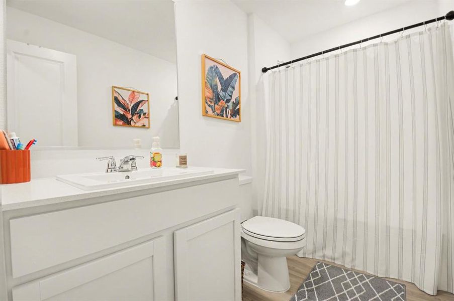 Furnished interior view inside a new home in Mobberly Farms, Pilot Point (Image 12).