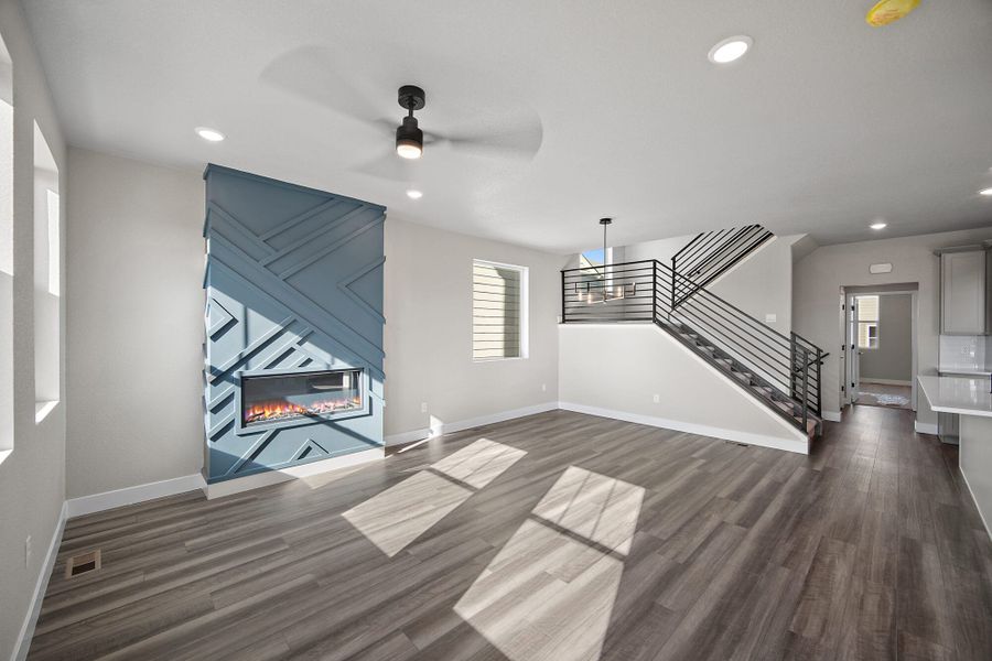 Spacious, unfurnished interior of a new home in Pony Park, Colorado Springs (Image 23). Spacious, unfurnished interior of a new home in Pony Park, Colorado Springs (Image 23).