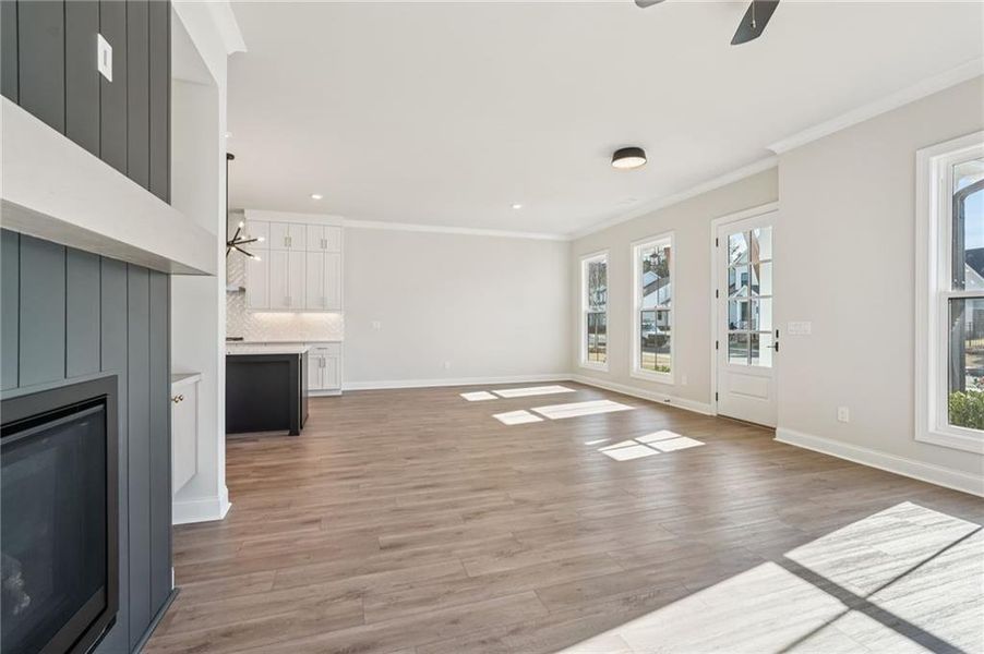 Spacious, unfurnished interior of a new home in Promenade at Sawnee Village, Cumming (Image 21).