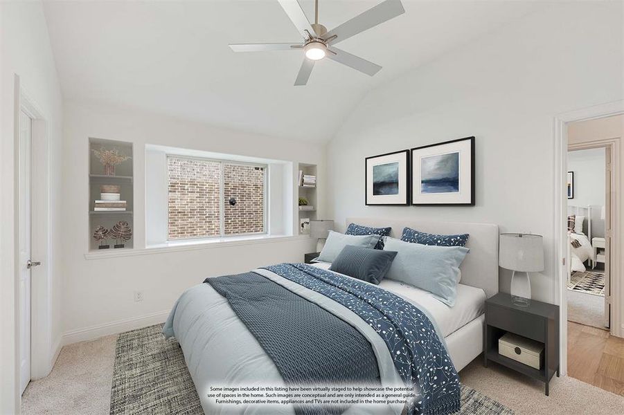 Furnished interior view inside a new home in Hunters Ridge, Crowley (Image 8). Furnished interior view inside a new home in Hunters Ridge, Crowley (Image 8).