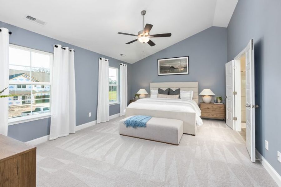 Furnished interior view inside a new home in Avondale, Greensboro (Image 19).