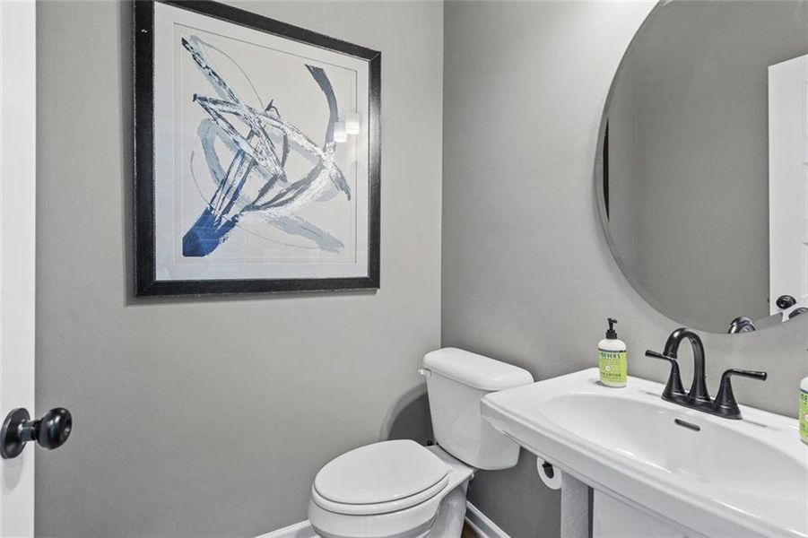 Furnished interior view inside a new home in Jameson Towns, Villa Rica (Image 12).