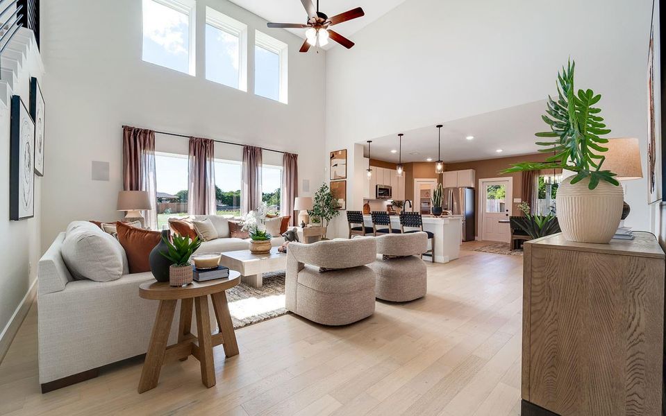 Furnished interior view inside a new home in Steed Landing, Texas City (Image 5).