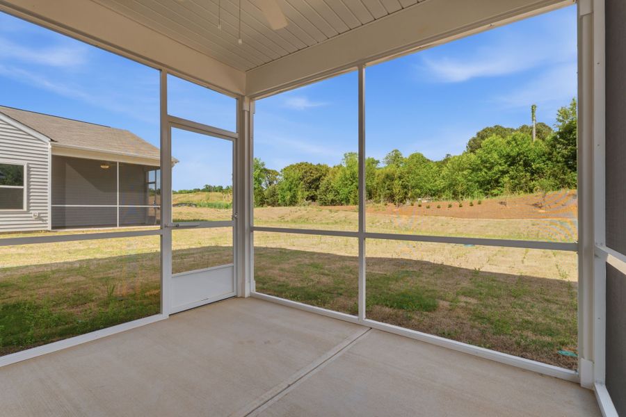 Exterior details and patio area of a home in Piper Creek, Newton (Image 4).