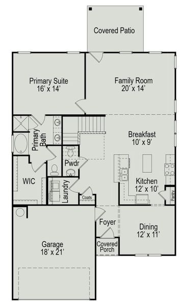 2D floor plan layout of this home in Foxtail Palms, Manvel, TX (Image 3). 2D floor plan layout of this home in Foxtail Palms, Manvel, TX (Image 3).