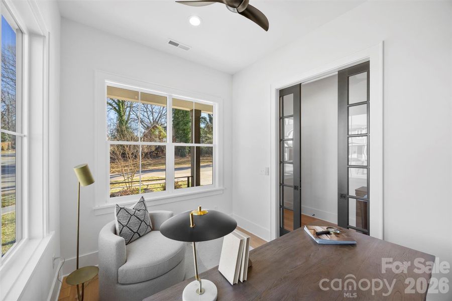 Furnished interior view inside a new home in , Charlotte (Image 12).