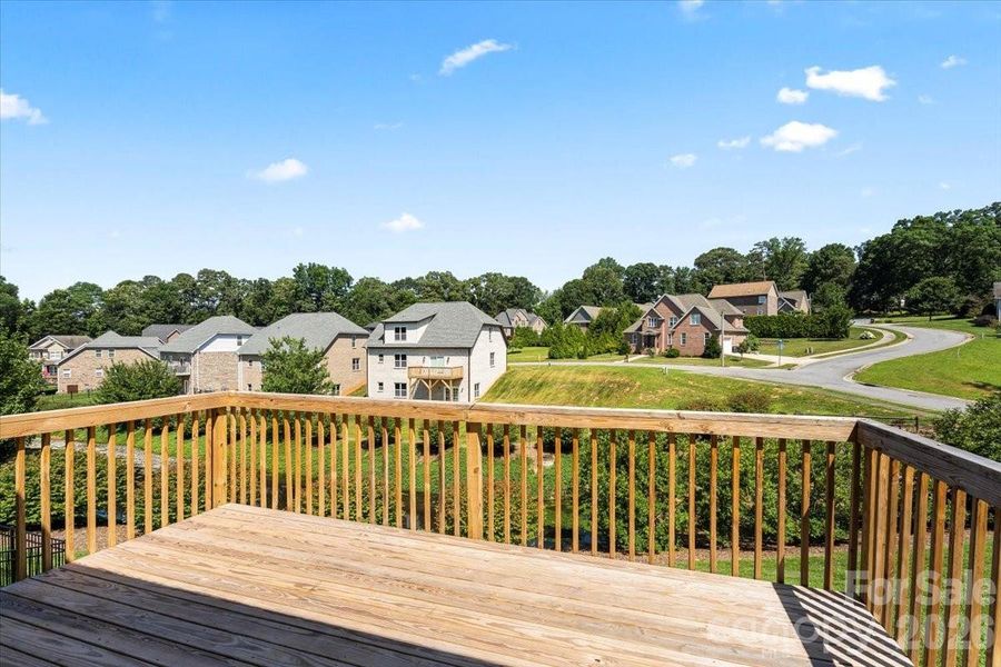 Exterior details and patio area of a home in , Hickory (Image 3).