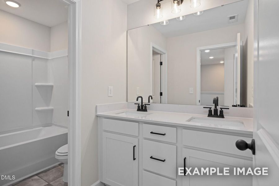 Furnished interior view inside a new home in Camden Park, Knightdale (Image 10). Furnished interior view inside a new home in Camden Park, Knightdale (Image 10).