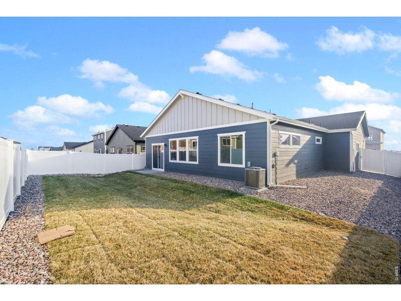 Exterior details and patio area of a home in Union Colony West, Greeley (Image 14).