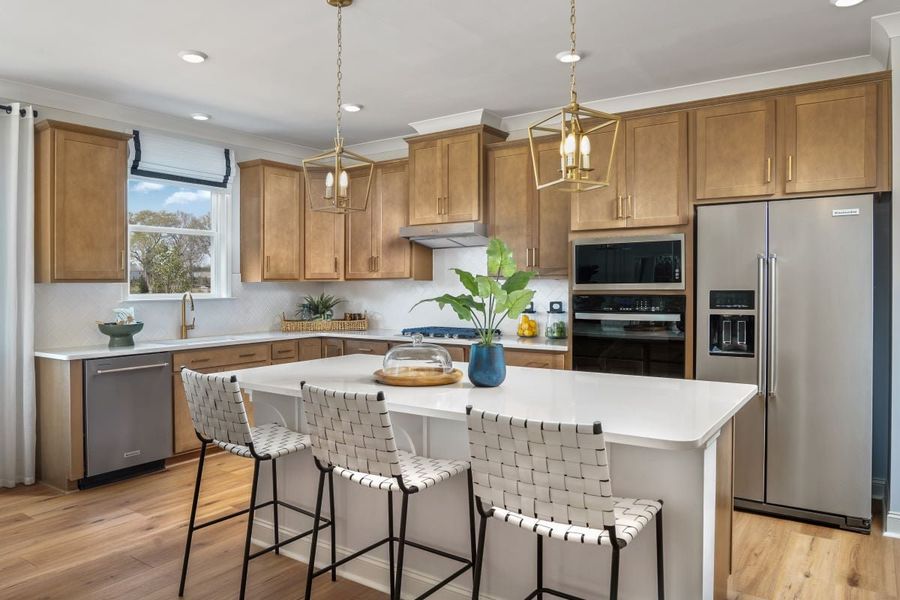 Representative furnished interior of a home built from the Plan 1910 Modeled by KB Home in Wellington Pointe Executive Series, Monroe (Image 5). Representative furnished interior of a home built from the Plan 1910 Modeled by KB Home in Wellington Pointe Executive Series, Monroe (Image 5).