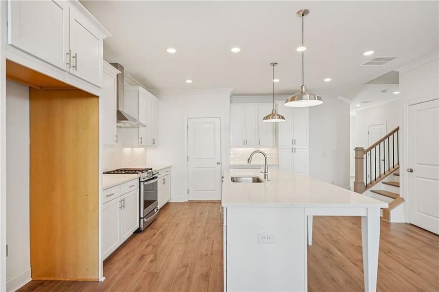 Furnished interior view inside a new home in Millcroft Townhomes, Buford (Image 11).