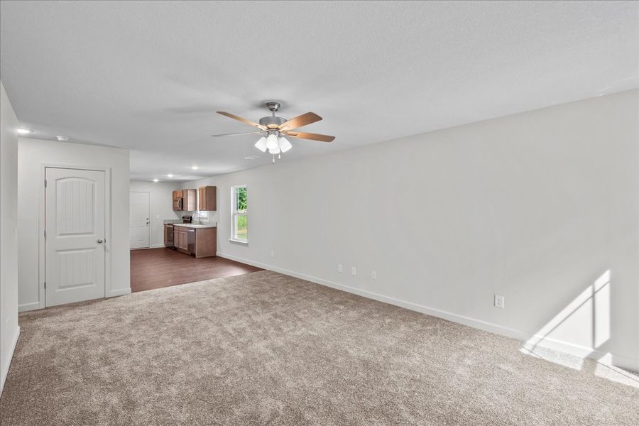Representative unfurnished interior of a home built from the Victor by Enchanted Homes in Arcadia Village, Spartanburg (Image 9). Representative unfurnished interior of a home built from the Victor by Enchanted Homes in Arcadia Village, Spartanburg (Image 9).