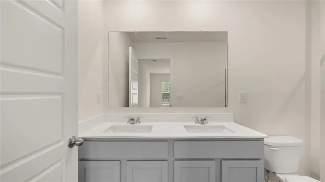 Furnished interior view inside a new home in The Gables at Agricultural Village, Perry (Image 9).