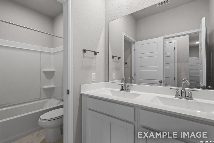 Furnished interior view inside a new home in Applewhite Meadows, San Antonio (Image 4).
