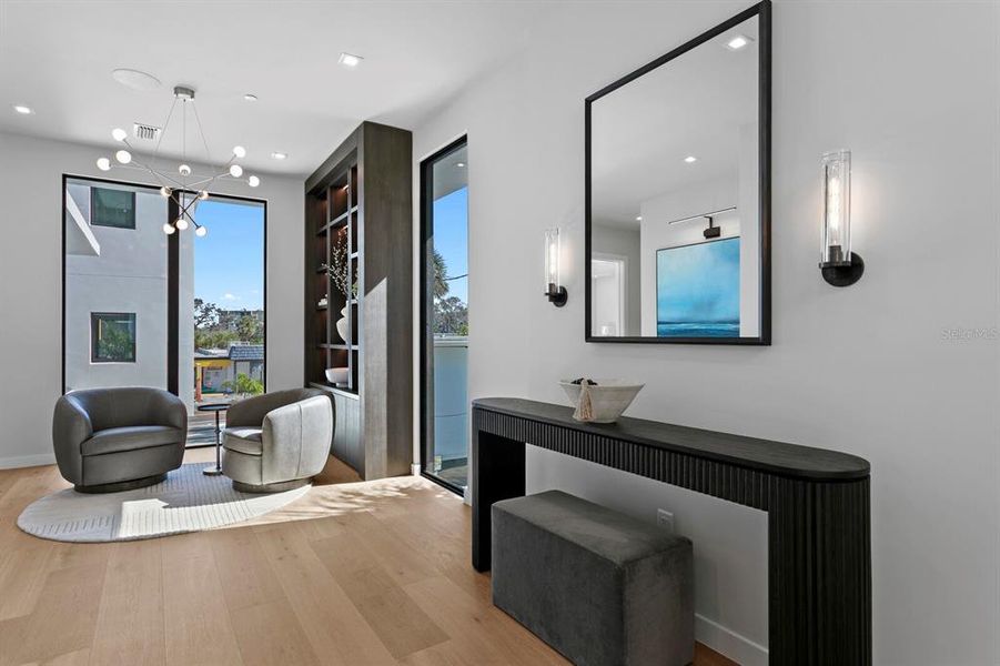 Furnished interior view inside a new home in , Indian Rocks Beach (Image 70). Furnished interior view inside a new home in , Indian Rocks Beach (Image 70).