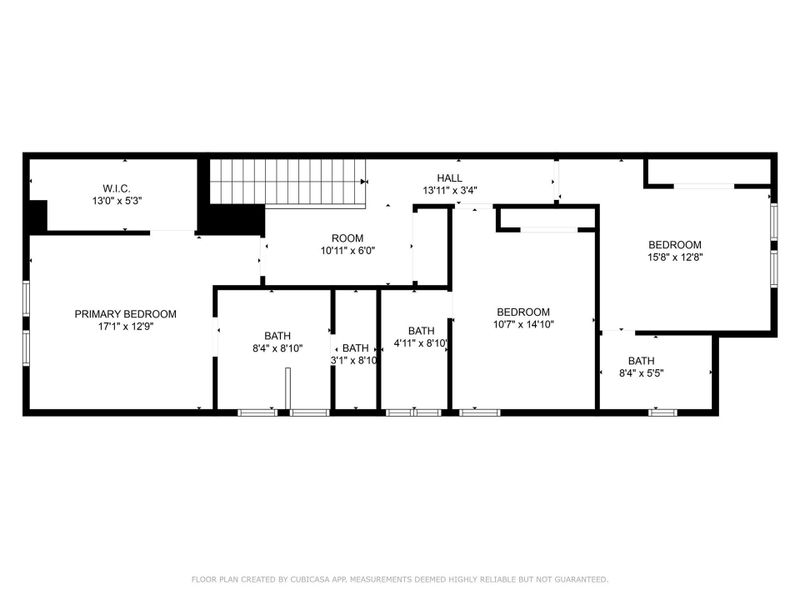 Second floor digital floor plan Second floor digital floor plan