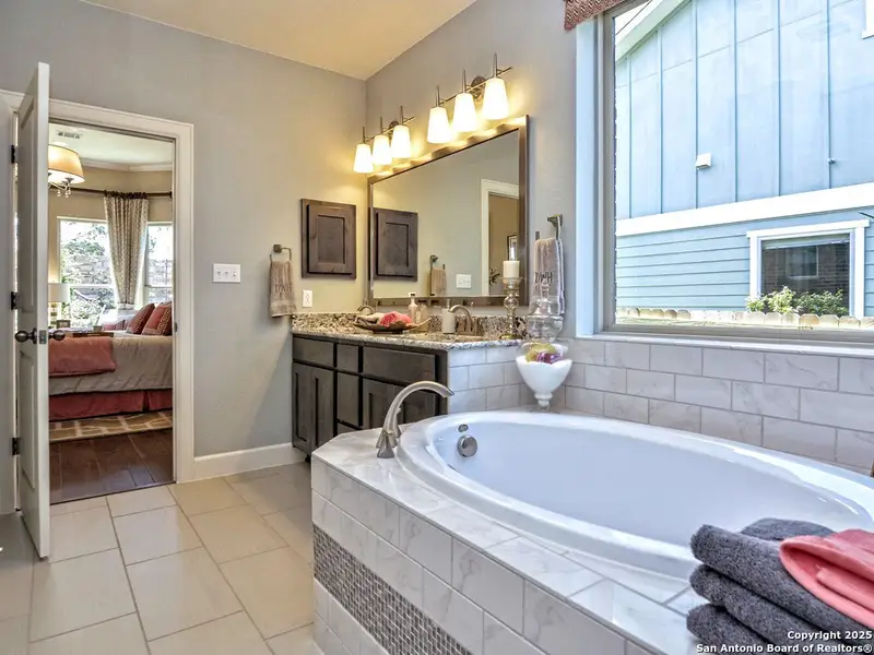 Furnished interior view inside a new home in Davis Ranch 50', San Antonio (Image 8).