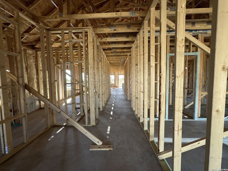 In-progress construction of a new home in Enclave at Hennersby Hollow 50's, San Antonio, TX (Image 23).