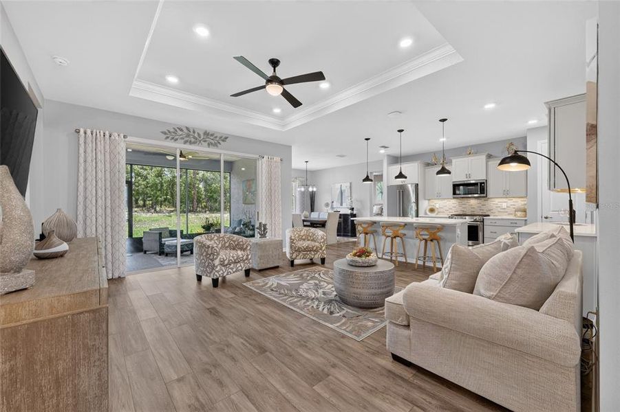 Furnished interior view inside a new home in , Ocala (Image 5).