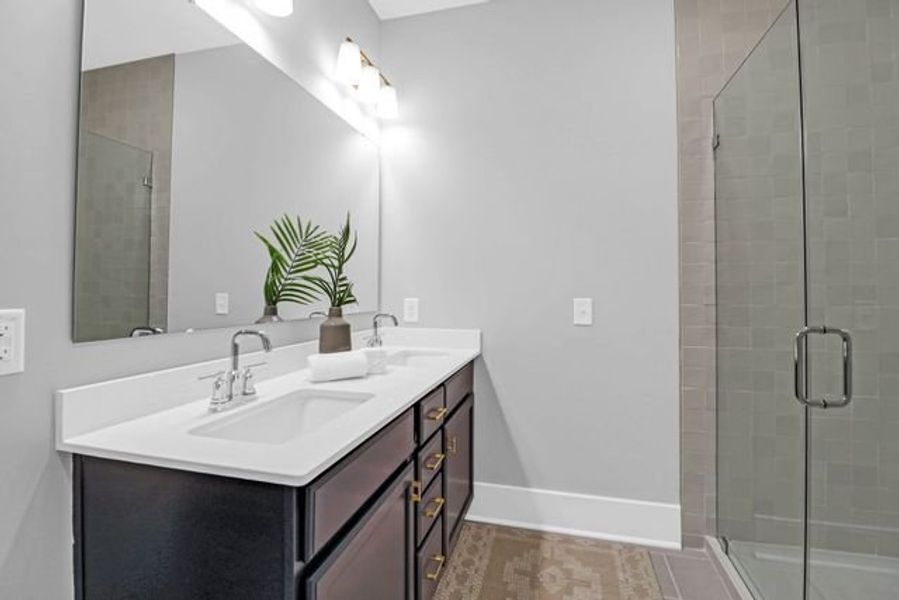 Representative furnished interior of a home built from the Milo P by True Homes in Homecoming, Ravenel (Image 20).