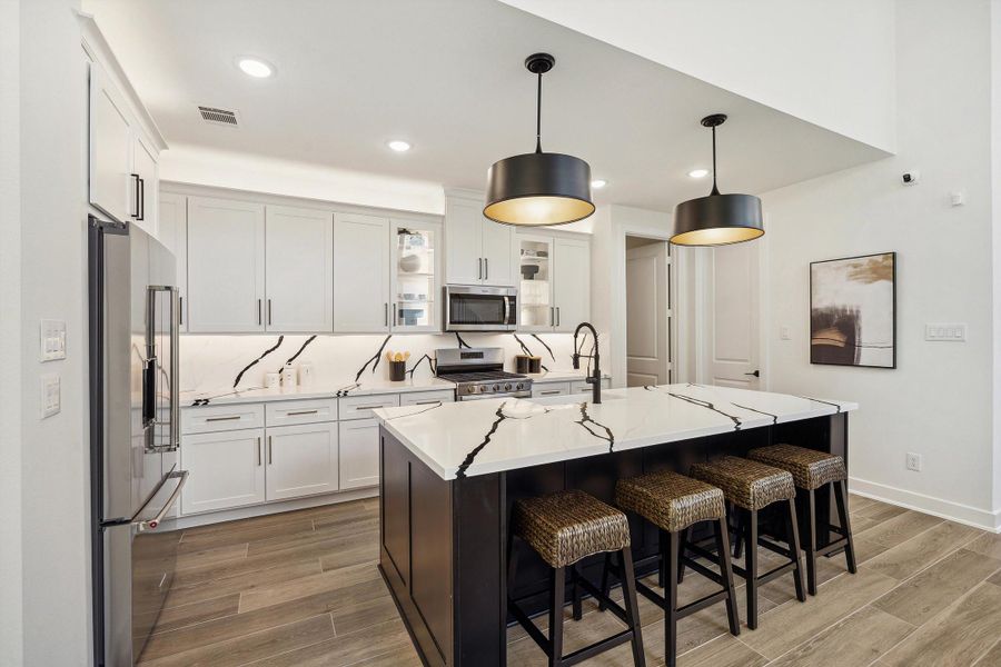 Furnished interior view inside a new home in Austin Point, Richmond (Image 12).