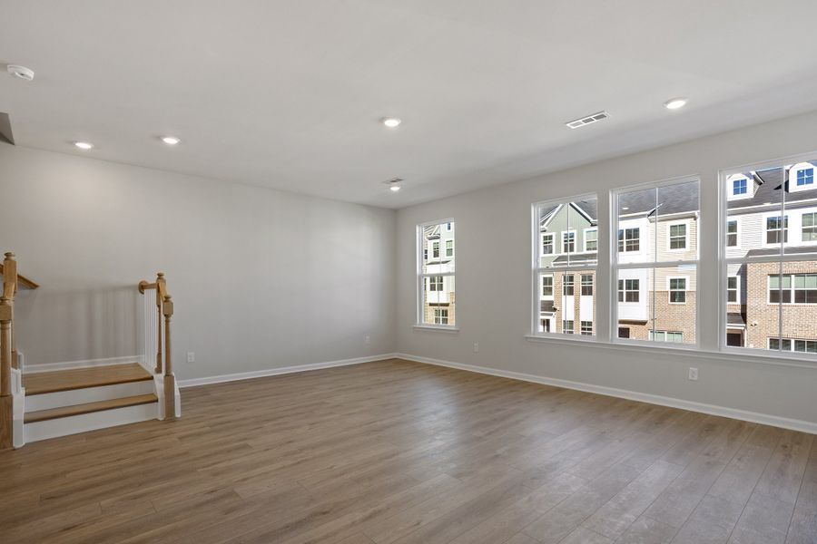 Spacious, unfurnished interior of a new home in Renaissance at White Oak, Garner (Image 19).