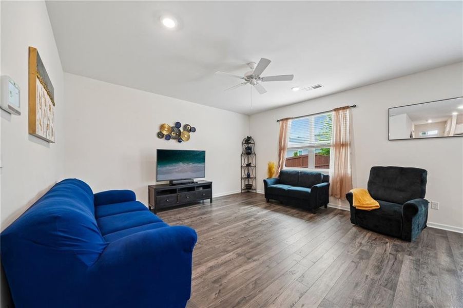Furnished interior view inside a new home in Champion's Run, Lithonia (Image 5).