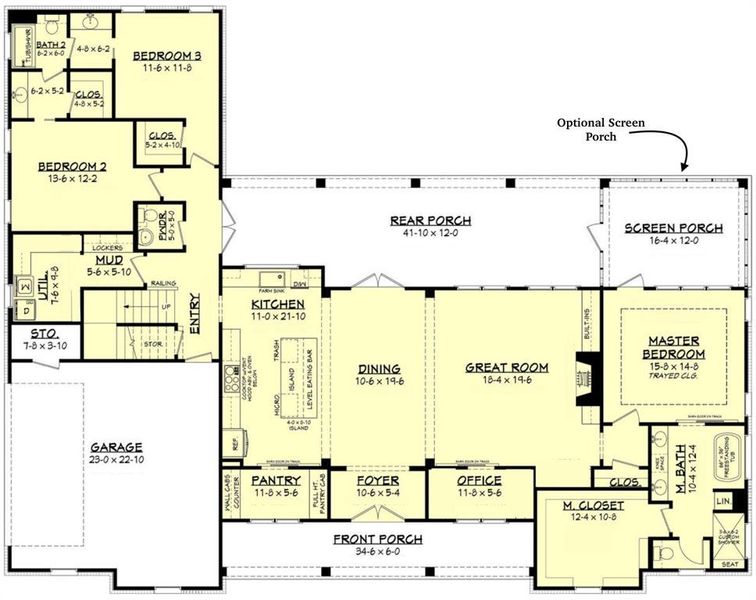 2D floor plan layout of this home in Parallel Pastures, Poolville, TX (Image 3). 2D floor plan layout of this home in Parallel Pastures, Poolville, TX (Image 3).