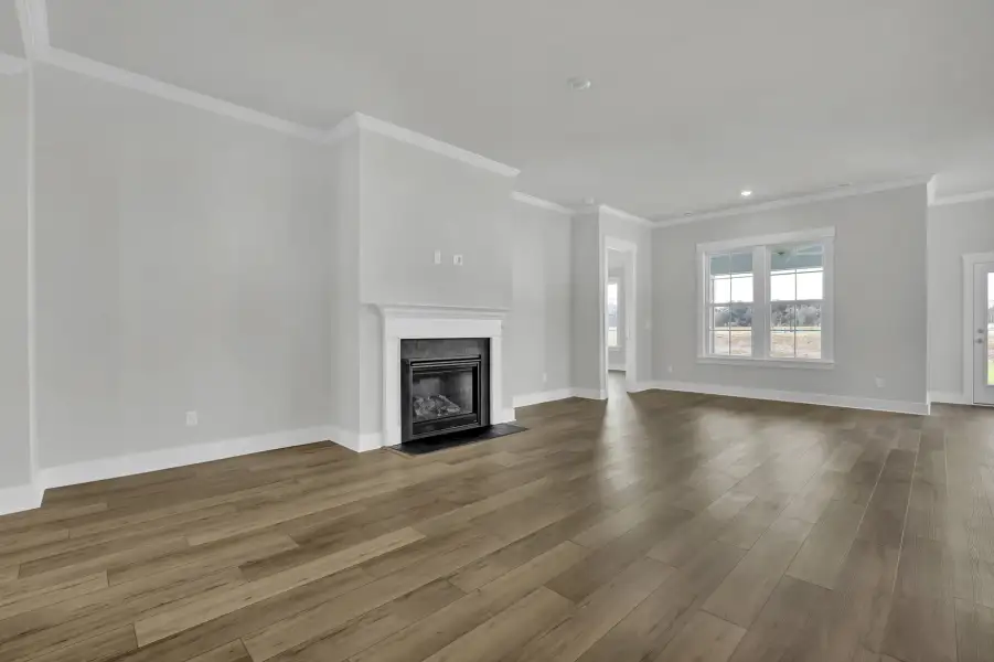 Spacious, unfurnished interior of a new home in Grand Park, Leland (Image 20). Spacious, unfurnished interior of a new home in Grand Park, Leland (Image 20).