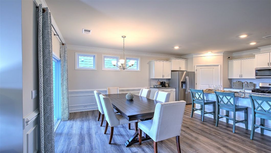 Furnished interior view inside a new home in Reserve at Tap Root Farms, Fletcher (Image 13).