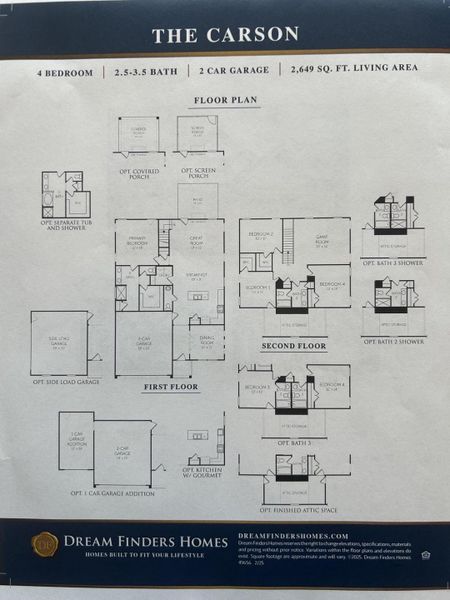 2D floor plan layout of this home in Kings River Preserve, Hollywood, SC (Image 5). 2D floor plan layout of this home in Kings River Preserve, Hollywood, SC (Image 5).