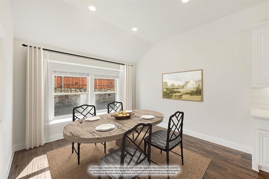 Furnished interior view inside a new home in Triple Diamond Ranch, Mansfield (Image 15).
