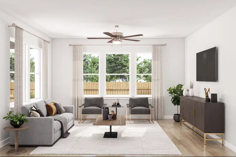 Furnished interior view inside a new home in Park Central, Georgetown (Image 7).