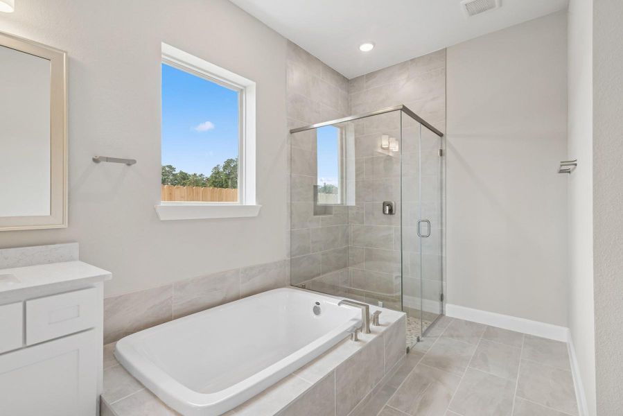 Furnished interior view inside a new home in ARTAVIA 45' Homesites, Conroe (Image 3).